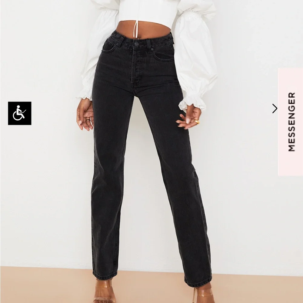 House of CB Yara Black Jeans - Picture 2 of 7